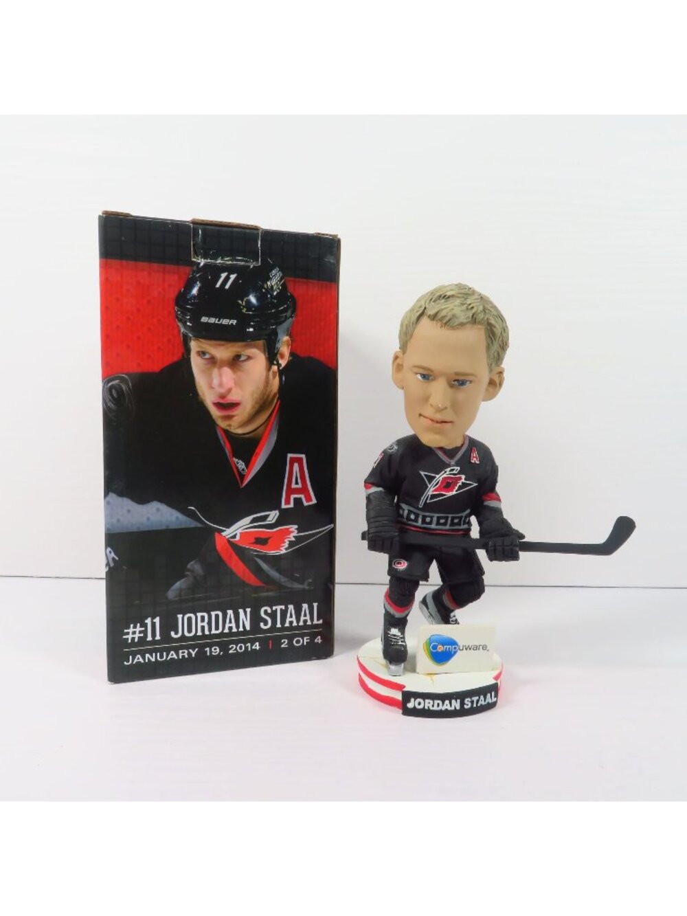 Jordan Staal Carolina Hurricanes Bobblehead 2013-2014 Captain 2026 MVP Go Canes